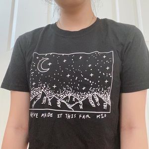 Black E-Girl Graphic Tee